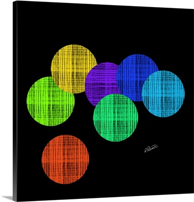 Colored Circles On Black