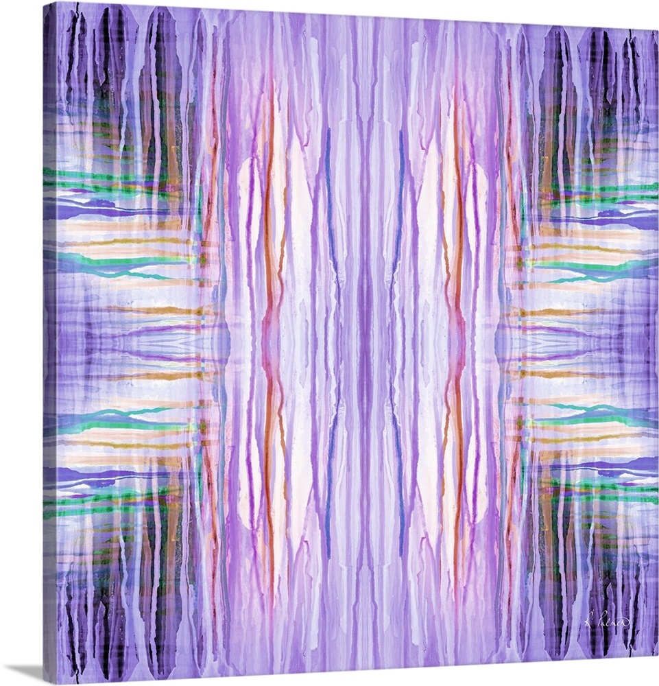 Purple Drip Pattern I Wall Art, Canvas Prints, Framed Prints, Wall