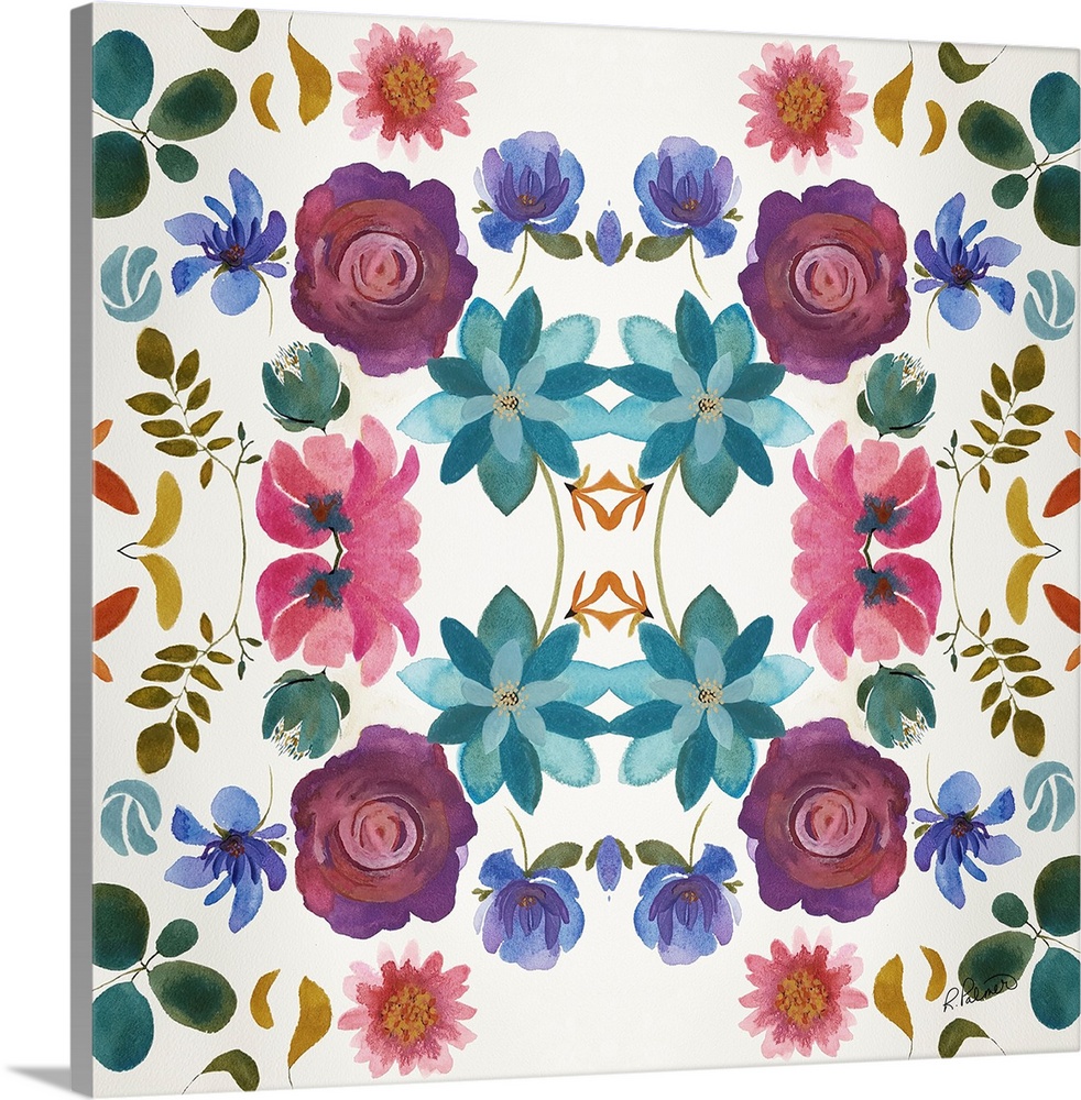 Watercolor Floral Pattern Two