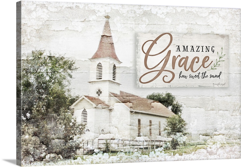 Amazing Grace Wall Art, Canvas Prints, Framed Prints, Wall Peels