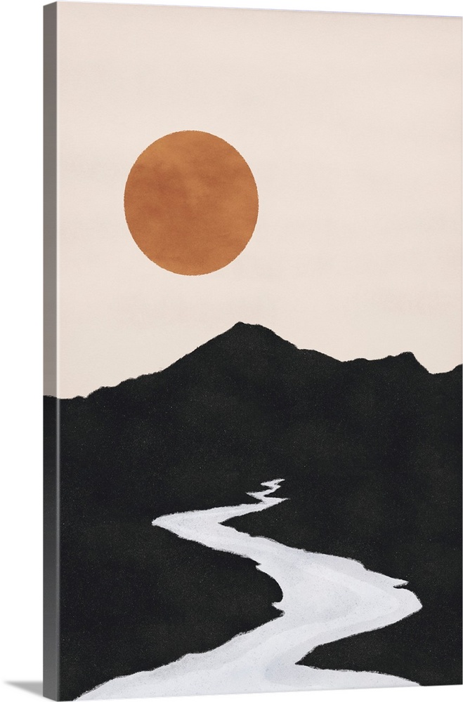 Black Mountain Sunset Wall Art, Canvas Prints, Framed Prints, Wall