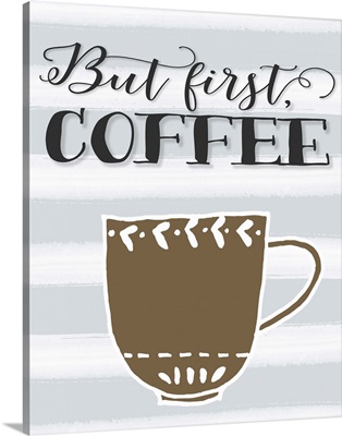 But First Coffee Brown Mug