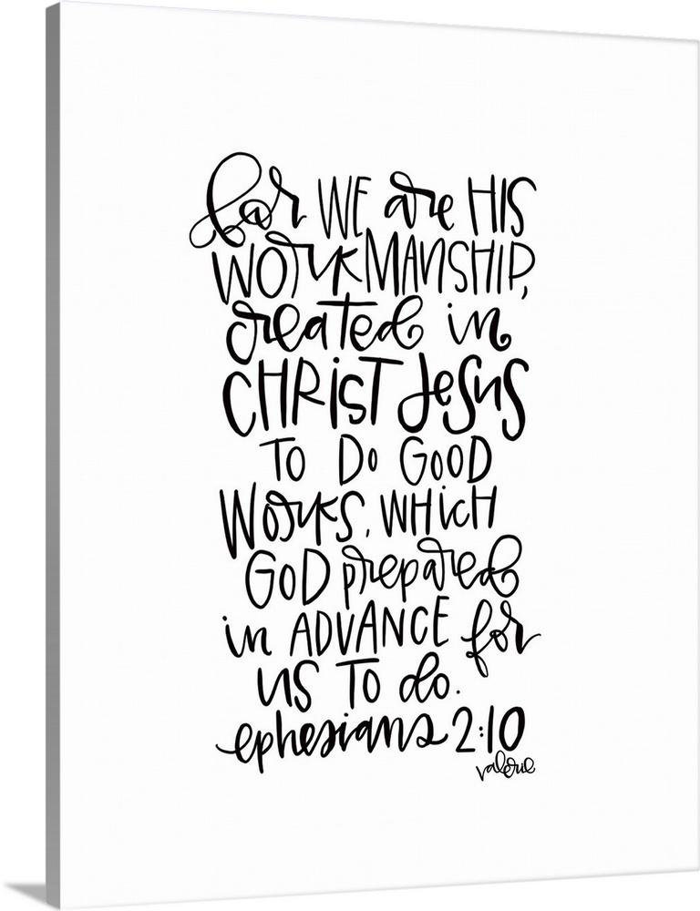 Ephesians 2-10 Wall Art, Canvas Prints, Framed Prints, Wall Peels ...