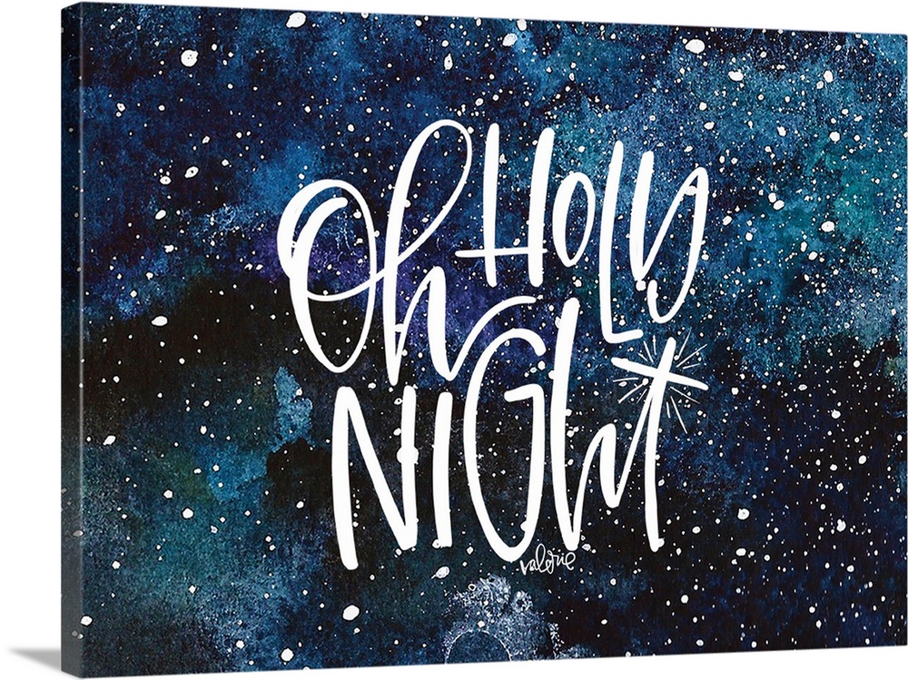 O Holy Night Solid Canvas Sign