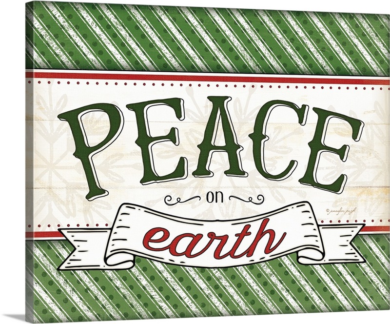 Peace on Earth Wall Art, Canvas Prints, Framed Prints, Wall Peels ...