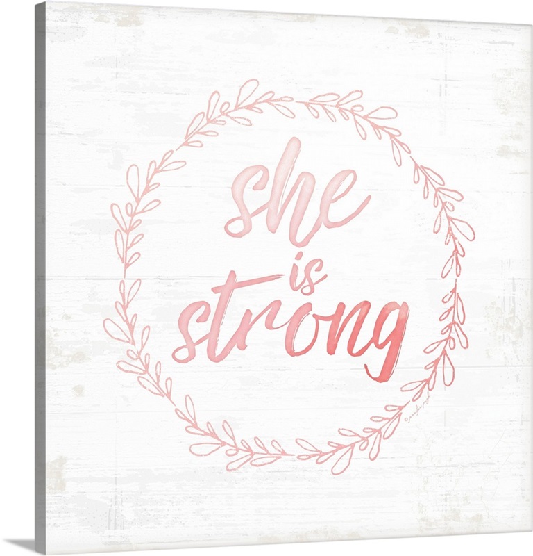 She is Strong Wall Art, Canvas Prints, Framed Prints, Wall Peels