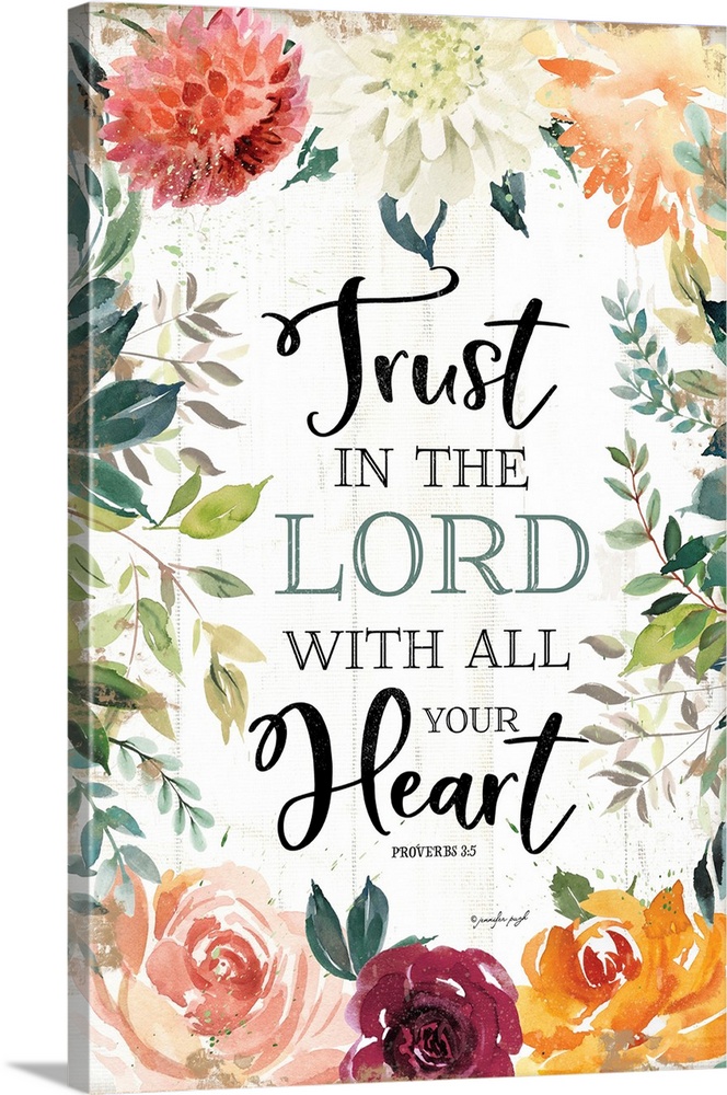 Trust in the Lord Wall Art, Canvas Prints, Framed Prints, Wall Peels ...