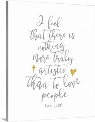 Van Gogh Love People Quote