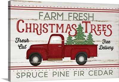Vintage Truck Farm Christmas Trees
