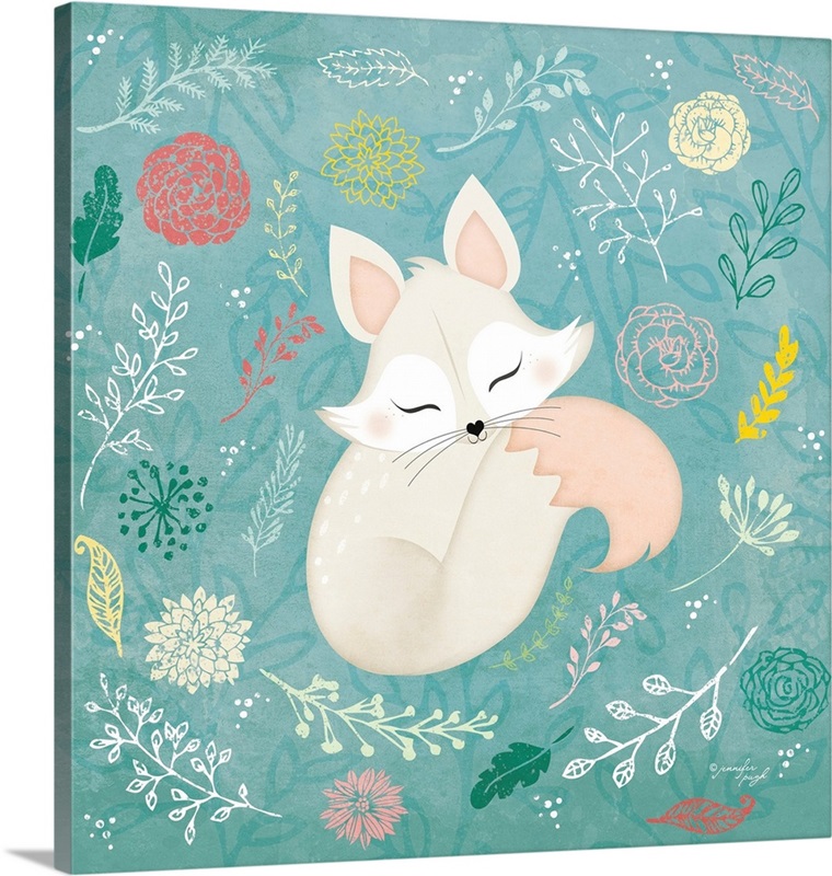 Woodland Fox Wall Art, Canvas Prints, Framed Prints, Wall Peels Great