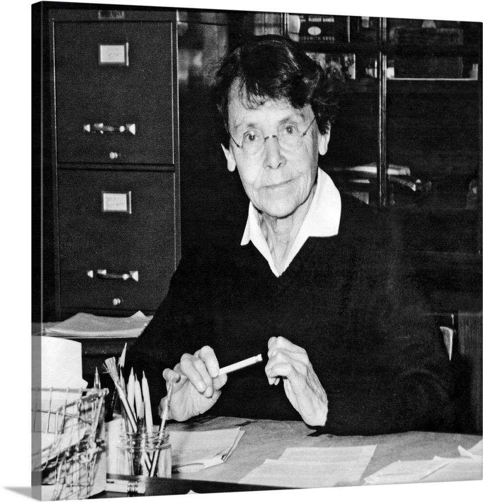 Barbara McClintock (1902-1992), US cell geneticist. McClintock is most famous for her work in the 1940s and 1950s on the g...