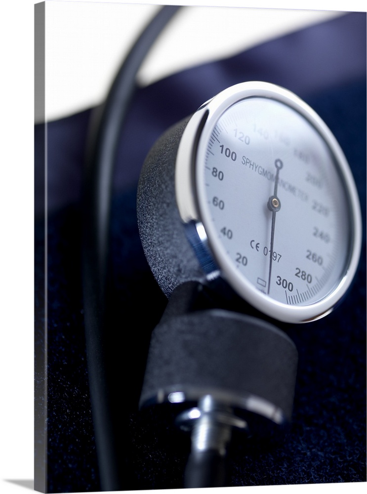 Blood pressure gauge.