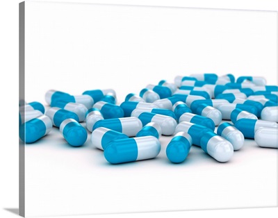 Blue And White Capsules