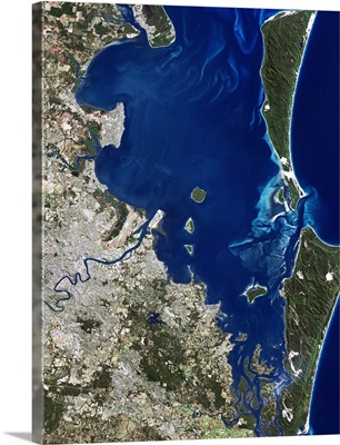Brisbane, Australia, satellite image