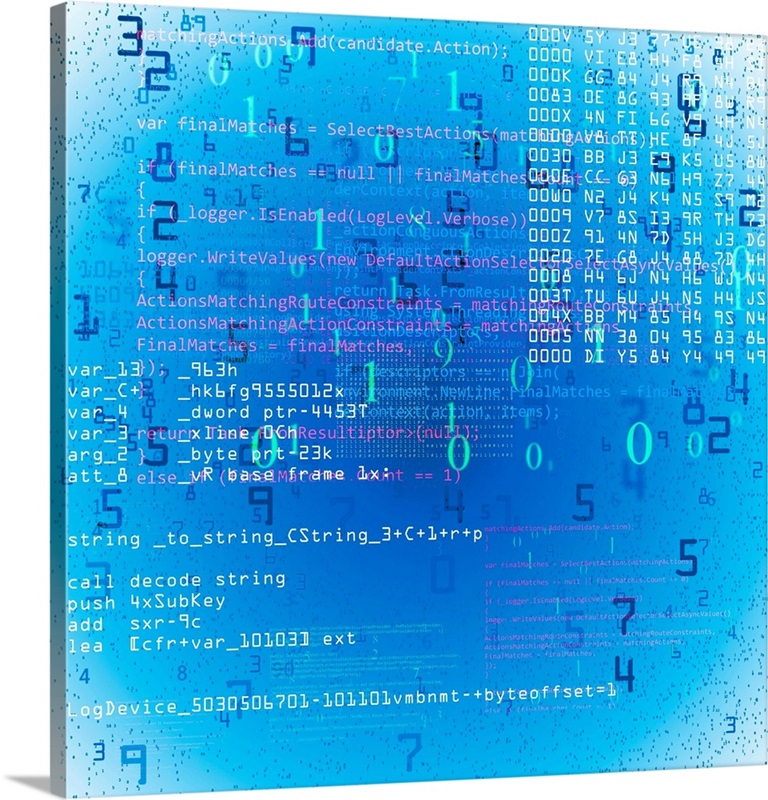 Computer Code, Illustration | Great Big Canvas