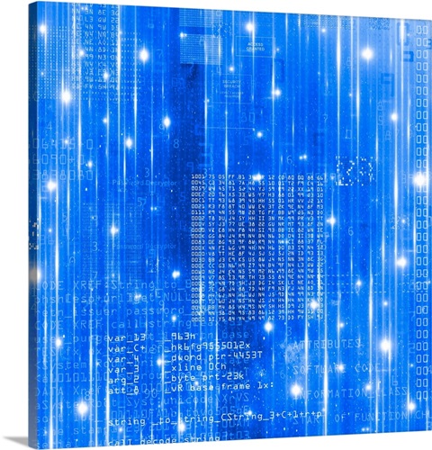 Computer Code, Illustration | Great Big Canvas
