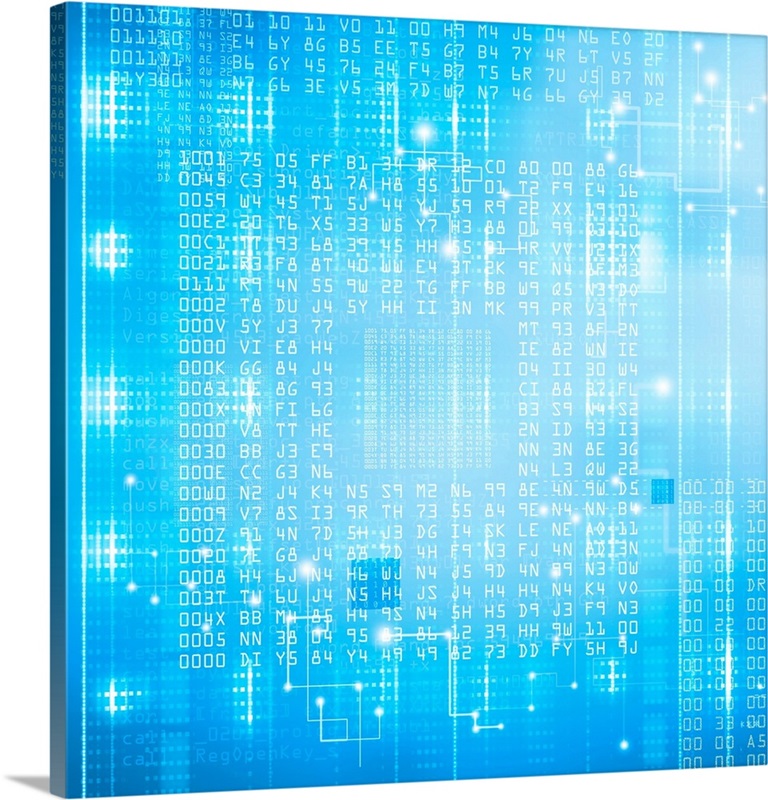 Computer Code, Illustration | Great Big Canvas