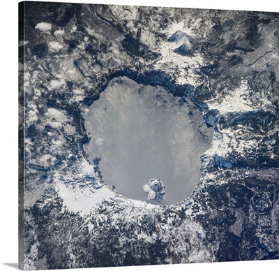 Crater Lake, Orgeon, USA, ISS image