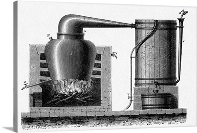 Distillation apparatus, 18th century