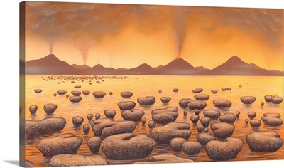 Early stromatolites, artwork