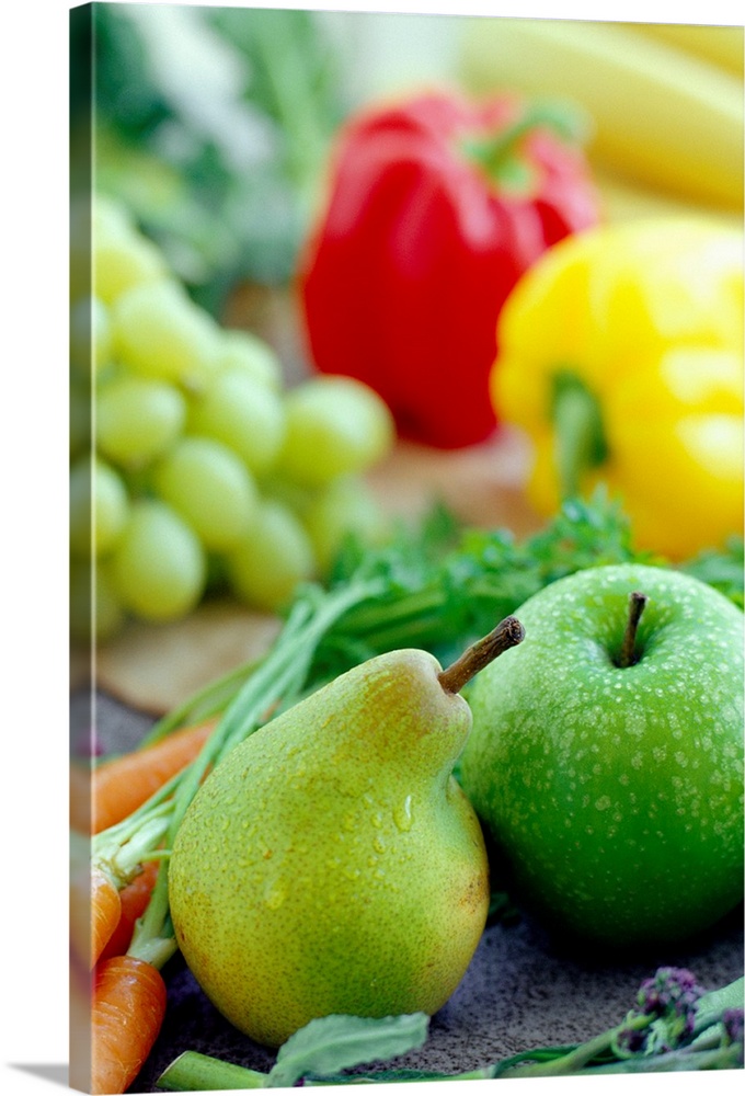 Fruits and vegetables. These are an essential part of a healthy diet, being a good source of vitamins and minerals, as wel...