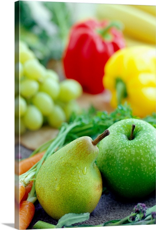 Fruits and vegetables Great Big Canvas