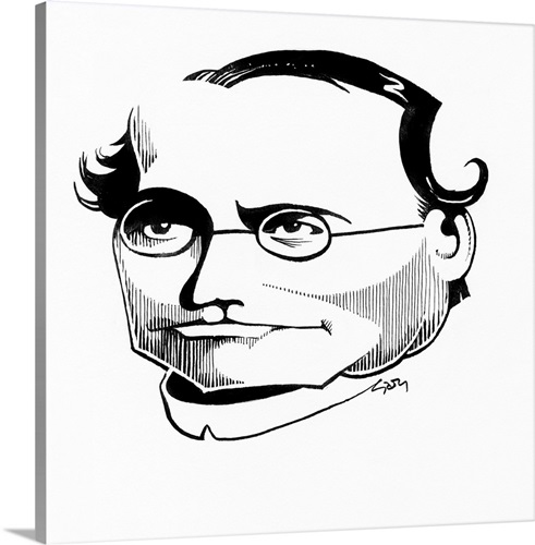 Gregor Mendel, caricature Wall Art, Canvas Prints, Framed Prints, Wall ...