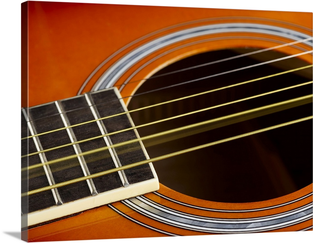 Guitar strings at rest and vibrating (second from bottom).