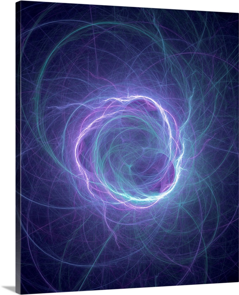 Conceptual fractal illustration of a Higgs Field, an energy field that exists everywhere in the universe. The field is acc...