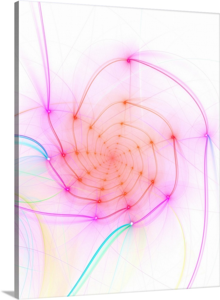 Infinity spirals concept illustration