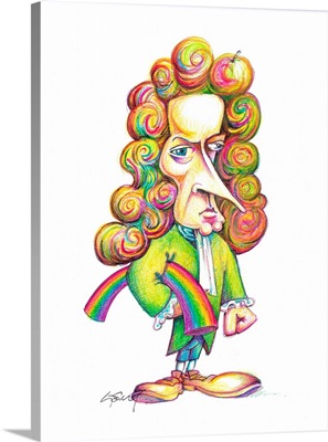 Isaac Newton, Caricature