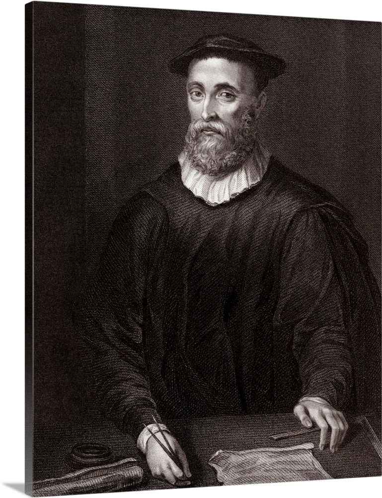 John Knox (1505-1572), Scottish clergyman. Knox was born at Haddington in East Lothian, Scotland, and educated at the Univ...