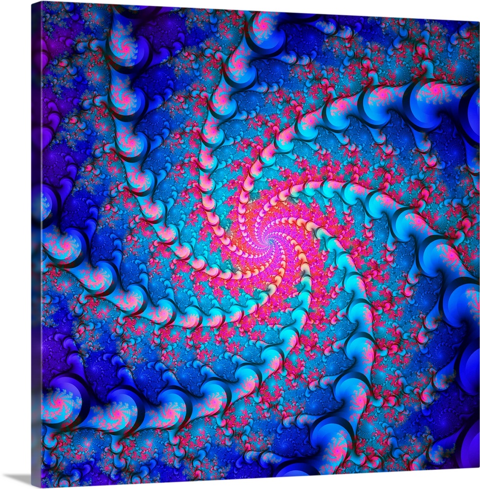 Julia fractal. Computer-generated image derived form a Julia Set.