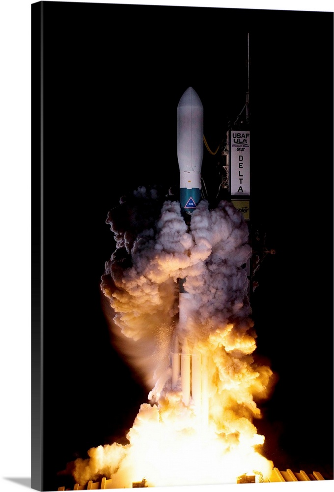 Kepler Mission rocket launch. Delta II 7925 rocket taking off to launch NASA's Kepler Mission. This mission is designed to...