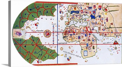 Mappa Mundi by La Cosa in 1500
