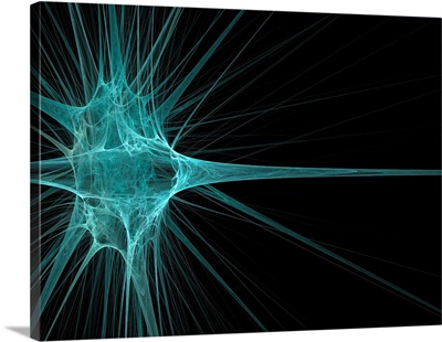 Nerve Cell, Abstract Illustration