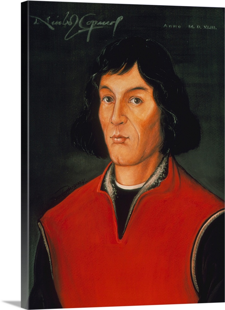 Nicolaus Copernicus. Portrait of Nicolaus Coperni- cus (1473-1543), the Polish astronomer who first claimed that the Unive...