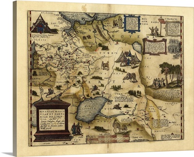 Ortelius's map of European Russia, 1570