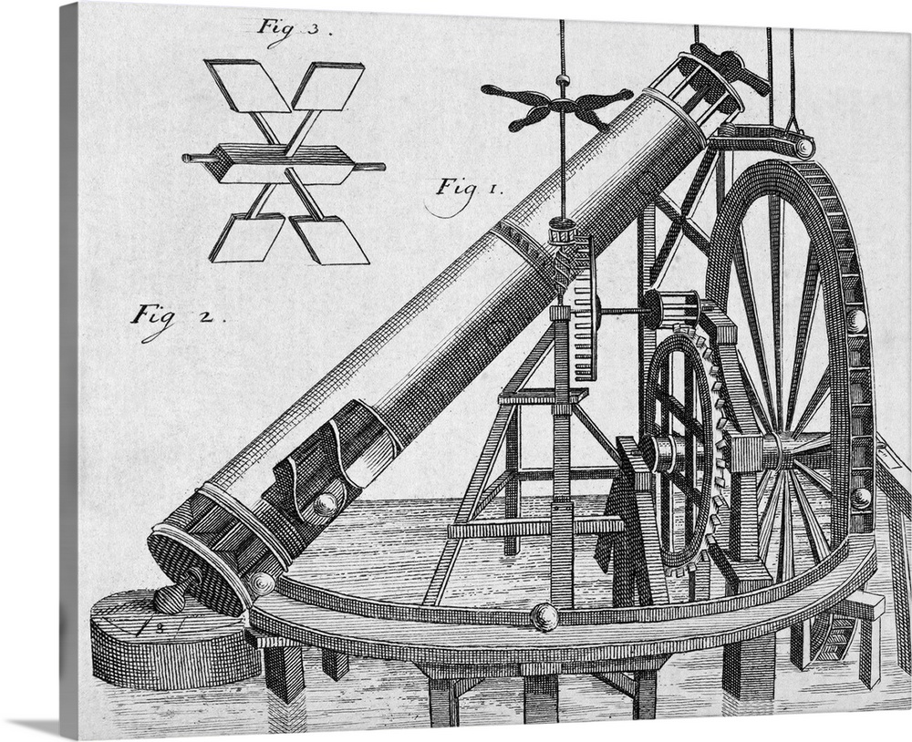 Perpetual motion machine. Engraving showing a design for a perpetual motion machine designed by Ulrich von Kranach in 1664...