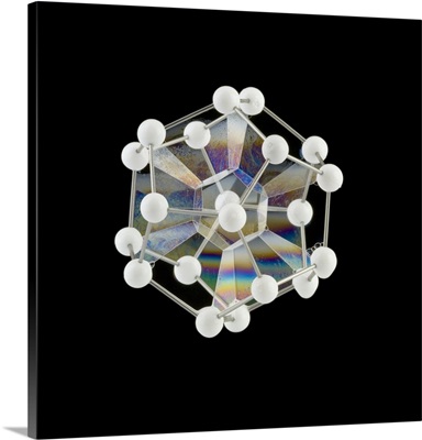 Soap bubbles on a dodecahedral frame