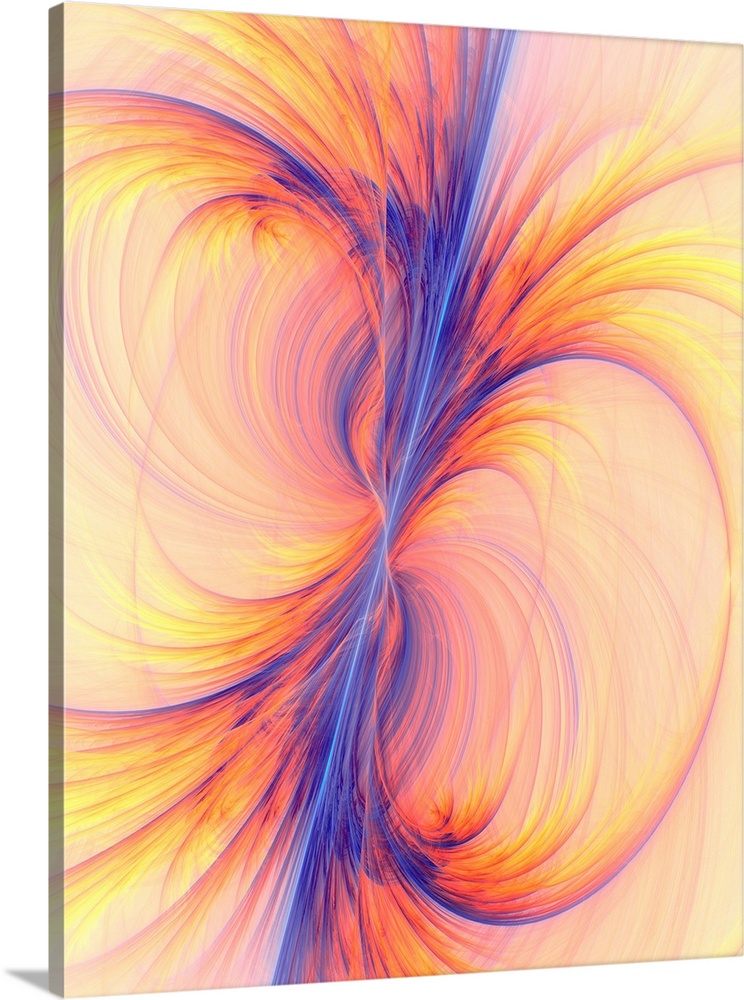 Conceptual fractal illustration of supersymmetry. Supersymmetry (SUSY) is a particle physics theory that proposes a type o...