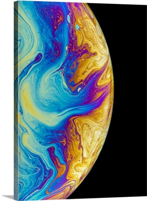 Surface Colours Of A Soap Bubble