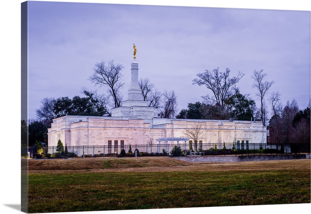 Dedicated in 1999, the Baton Rouge Louisiana Temple was the first temple to be built in its state. It is surrounded by lus...