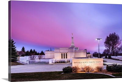 Bismarck North Dakota Temple, Sunrise in the East, Bismarck, North Dakota