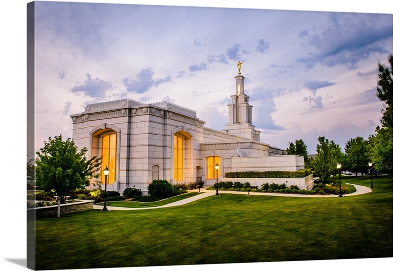 Columbia River Washington Temple, Sunset, Richland, Washington | Great