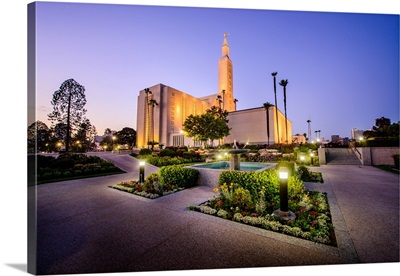 Los Angeles California Temple, Twilight, Los Angeles, California