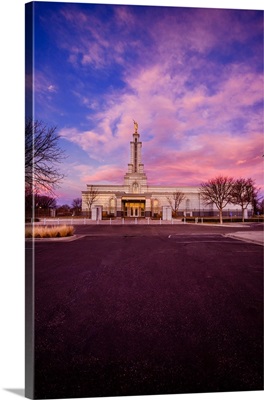 Lubbock Texas Temple, Lavender Sunset, Lubbock, Texas
