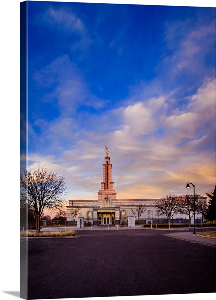 The Lubbock Texas Temple is located behind the legendary Lubbock Texas Stake Center and features stunning stained glass an...