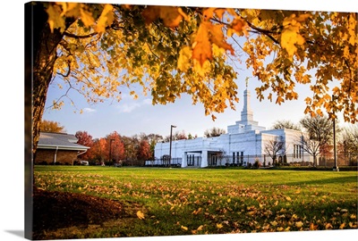 Nashville Tennessee Temple, Autumn Light, Franklin, Tennessee