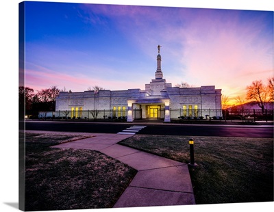 Nashville Tennessee Temple, Path at Sunrise, Franklin, Tennessee